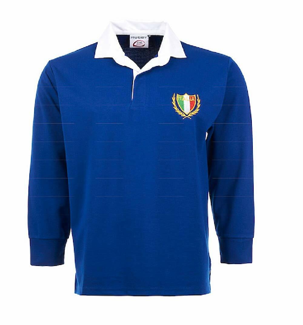Rugby Retro Baby Kids Children's Italian Jersey Size 3 Month To 14 Years