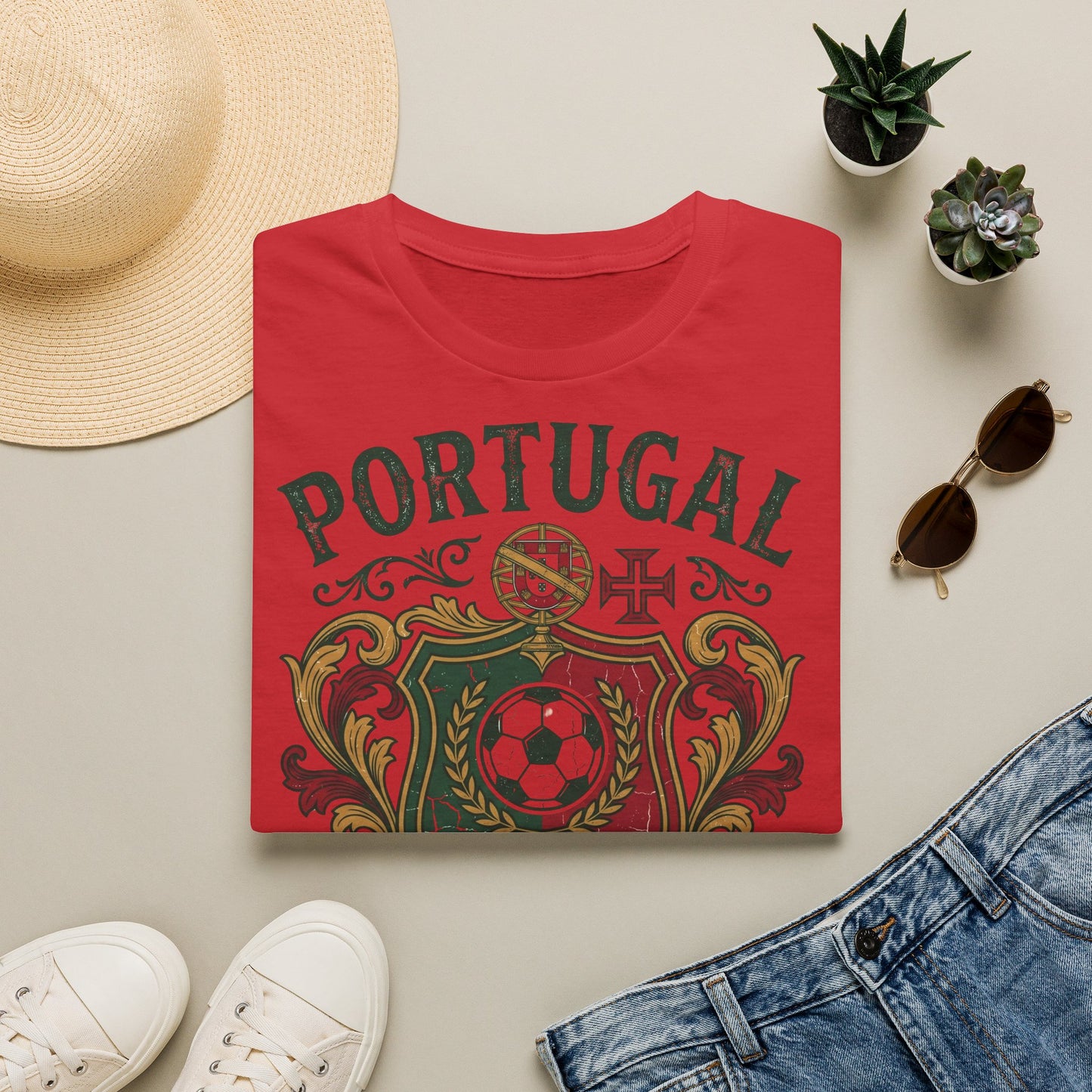 Portugal World Cup 2026 T-Shirt — Football Crest Soccer Fan Tee