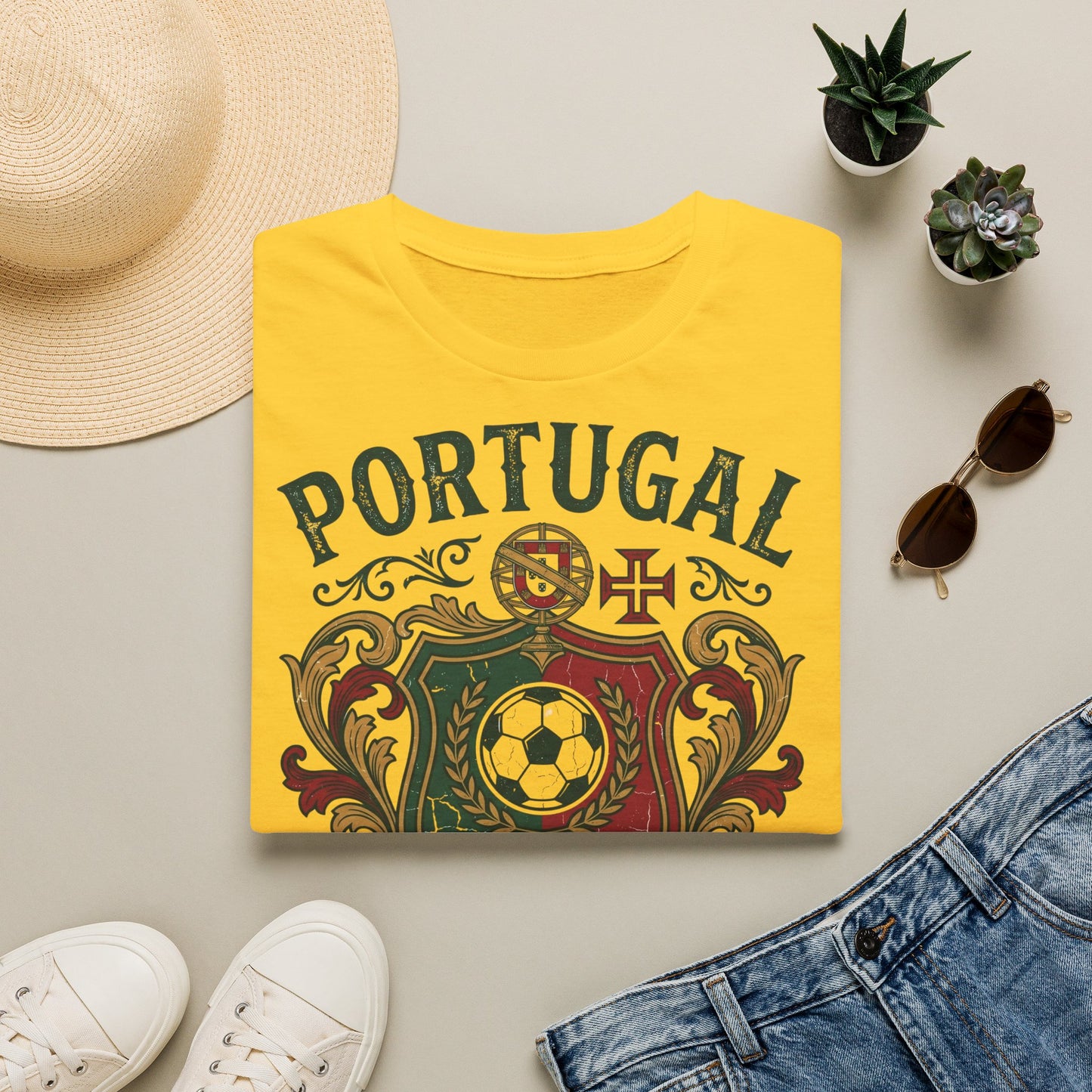 Portugal World Cup 2026 T-Shirt — Football Crest Soccer Fan Tee