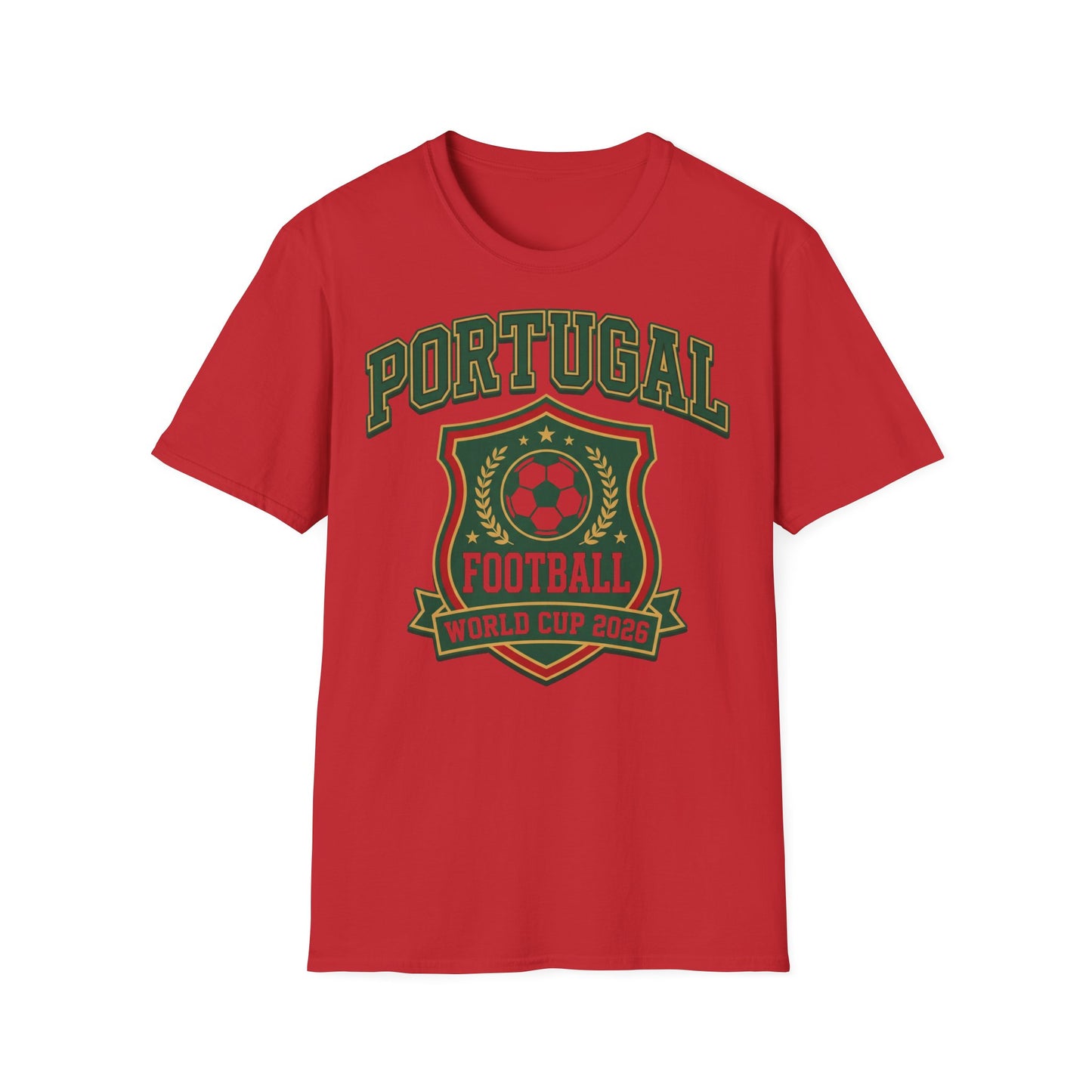 Portugal Football T‑Shirt — World Cup 2026 Soccer Crest Tee