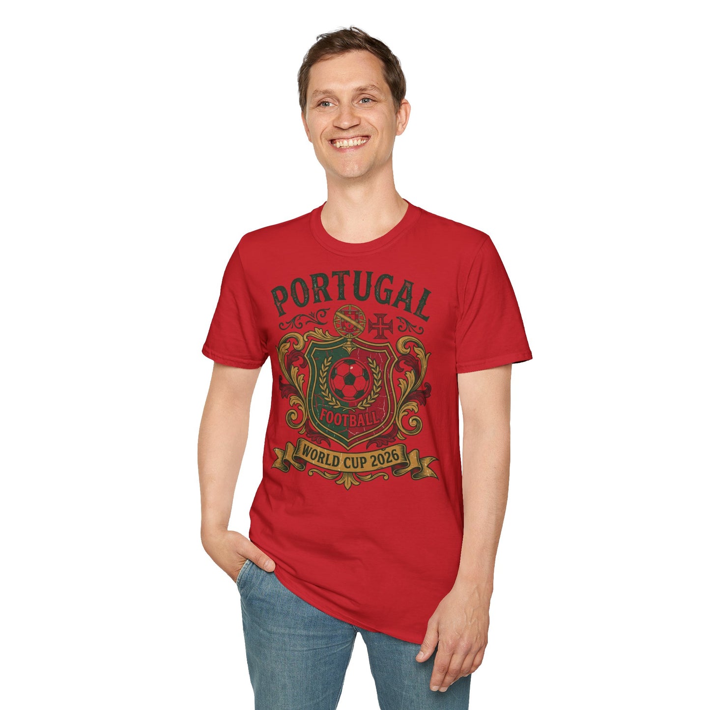 Portugal World Cup 2026 T-Shirt — Football Crest Soccer Fan Tee