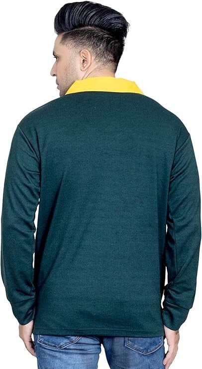Rugby Unisex Adults Green South Africa Springboks Polo Shirt Size Small-6XL