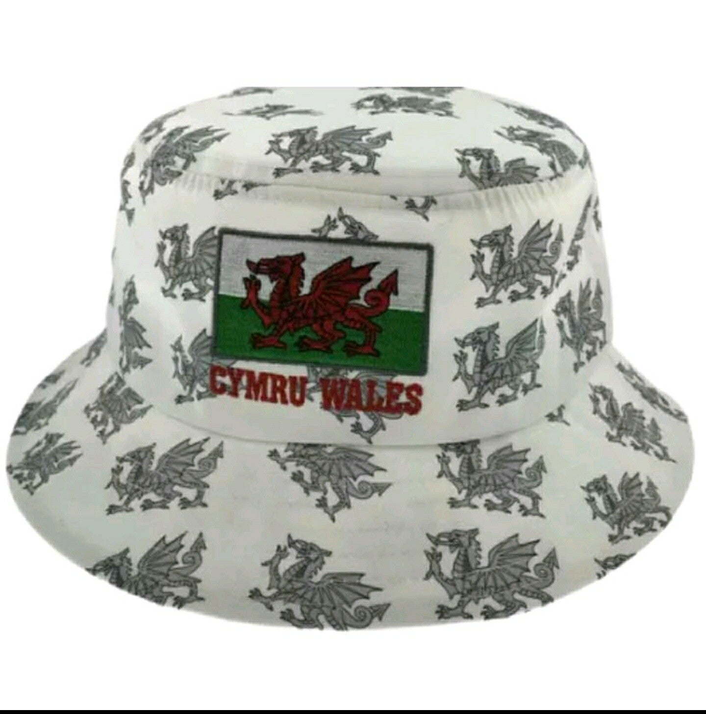 Rugby Unisex Adults Wales Cymru Welsh Dragon 2022 1958 Football Bucket Hat