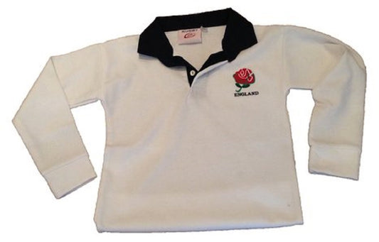 ENGLAND ENGLISH RUGBY SHIRT BABY BABIES KIDS CHILDS 3 month to 14 year NEW RETRO