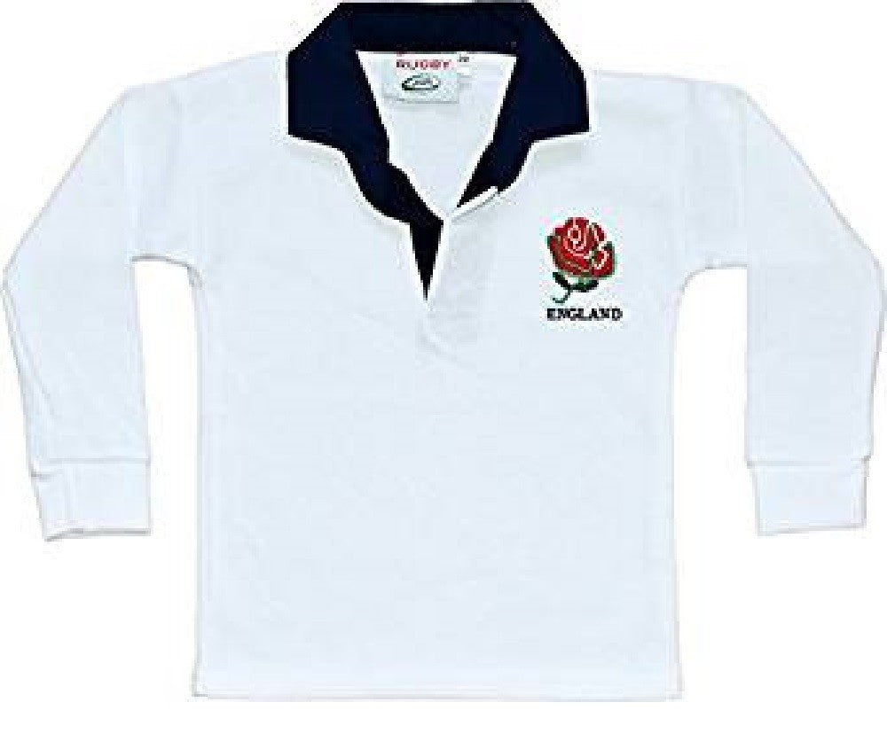 Rugby Unisex Adult England Retro Classic Traditional Shirt Size S–7XL