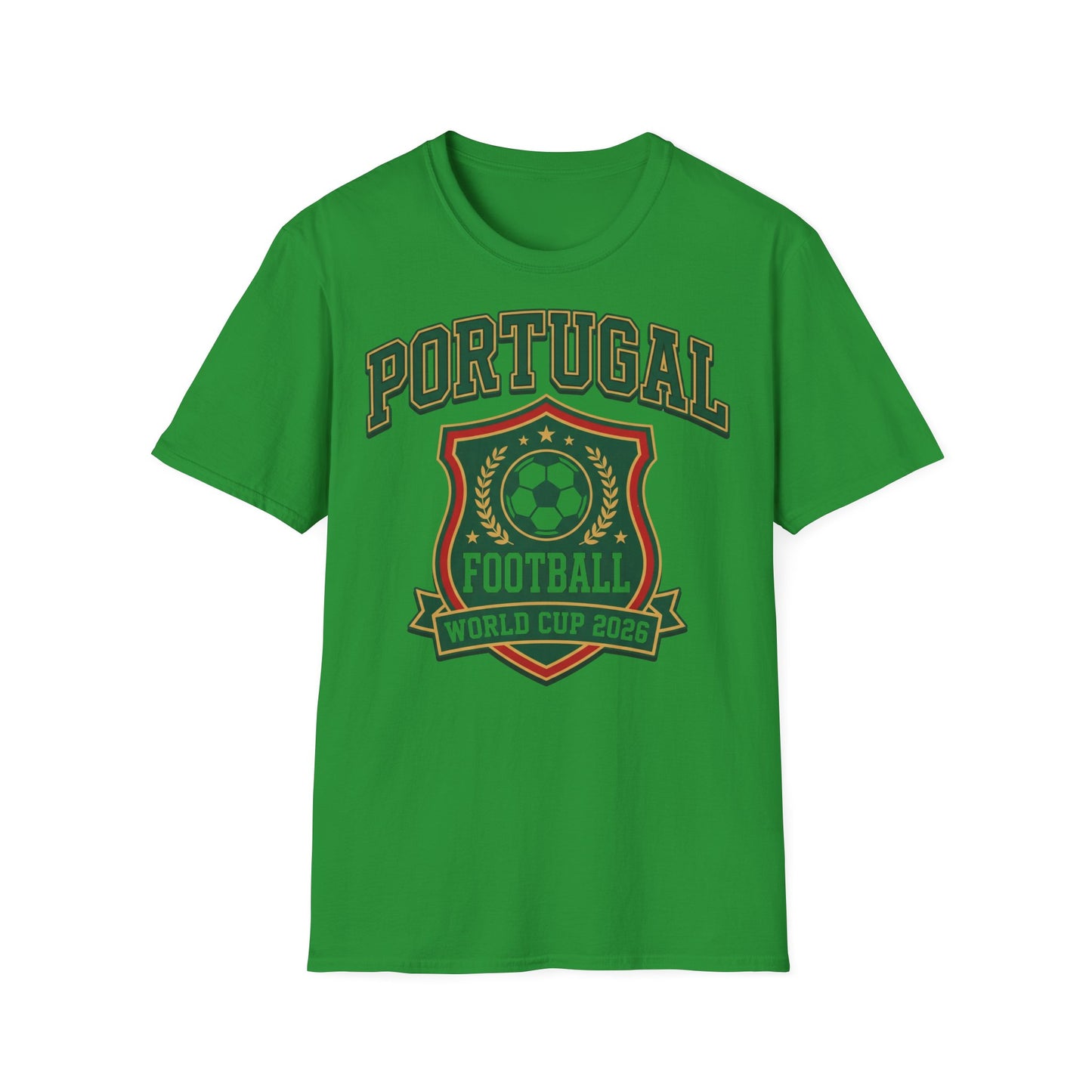 Portugal Football T‑Shirt — World Cup 2026 Soccer Crest Tee
