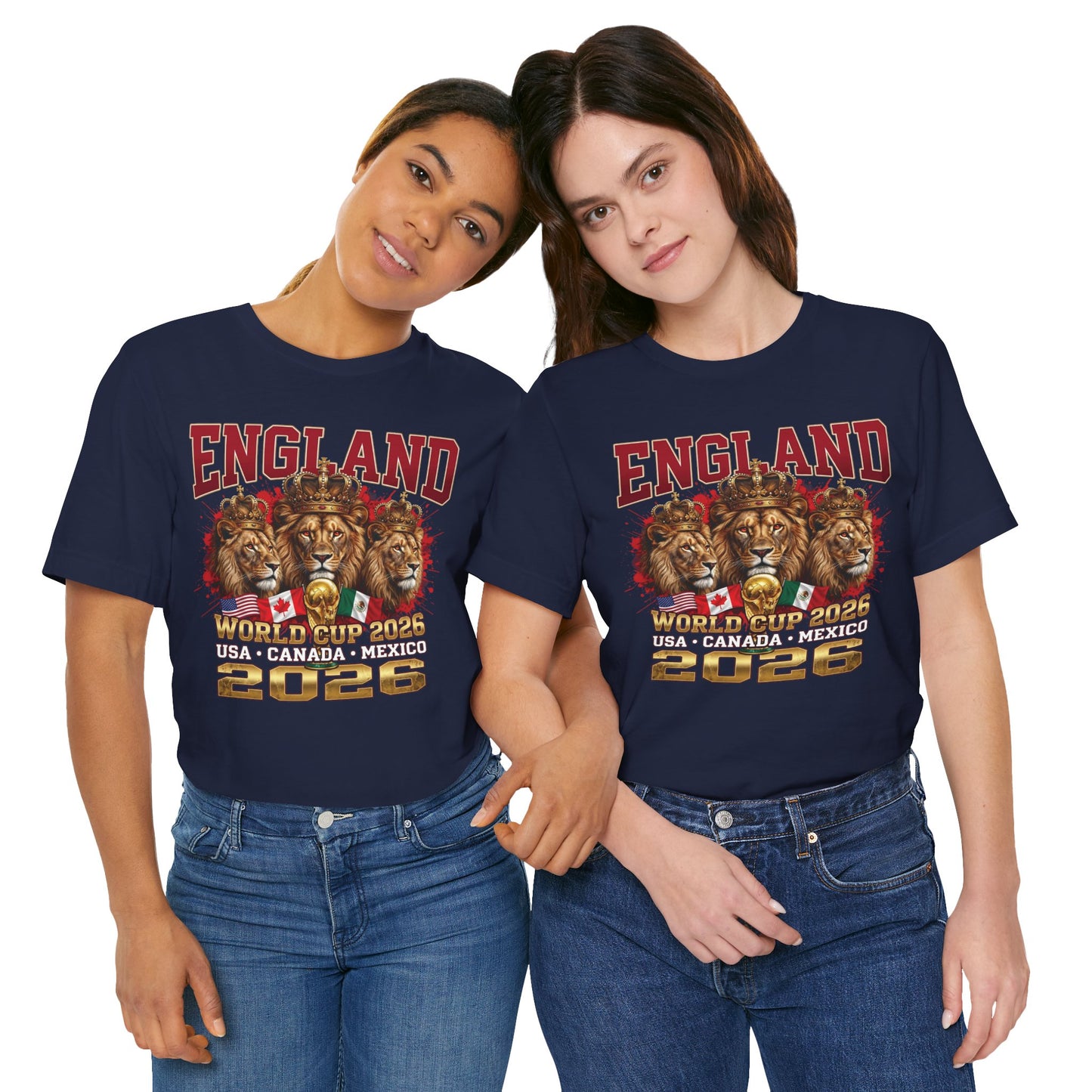 England 2026 World Cup Tee – Three Lions Soccer Shirt