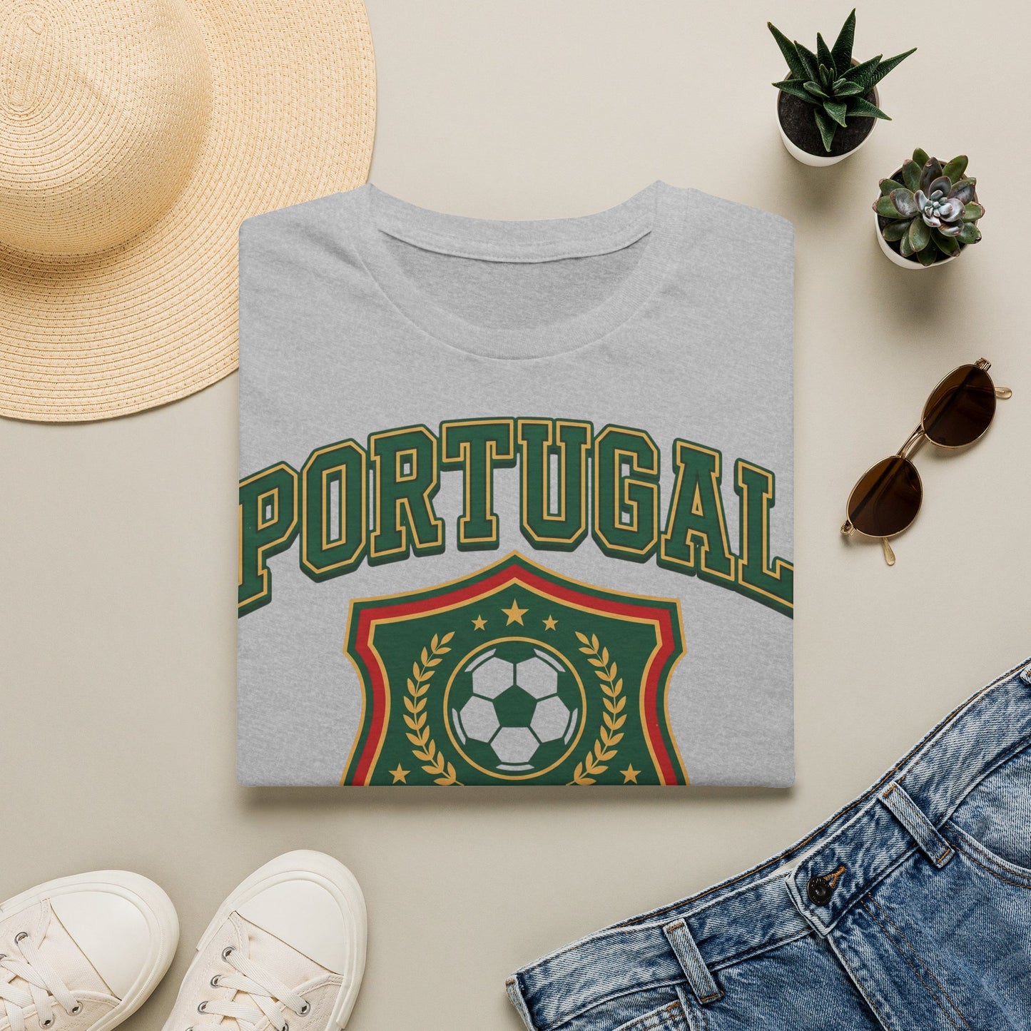 Portugal Football T‑Shirt — World Cup 2026 Soccer Crest Tee