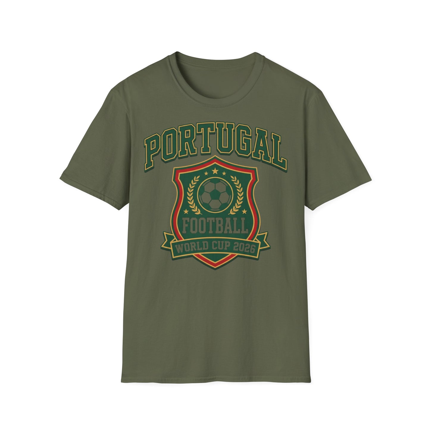 Portugal Football T‑Shirt — World Cup 2026 Soccer Crest Tee