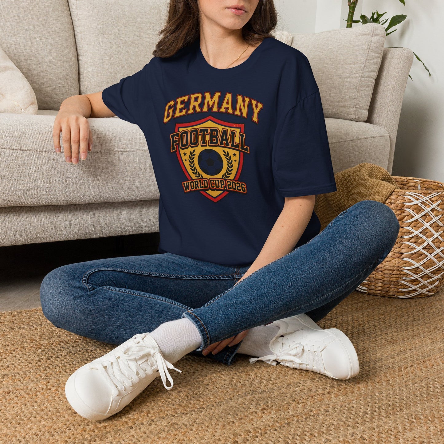 Germany Varsity Football — World Cup 2026 Fan Tee