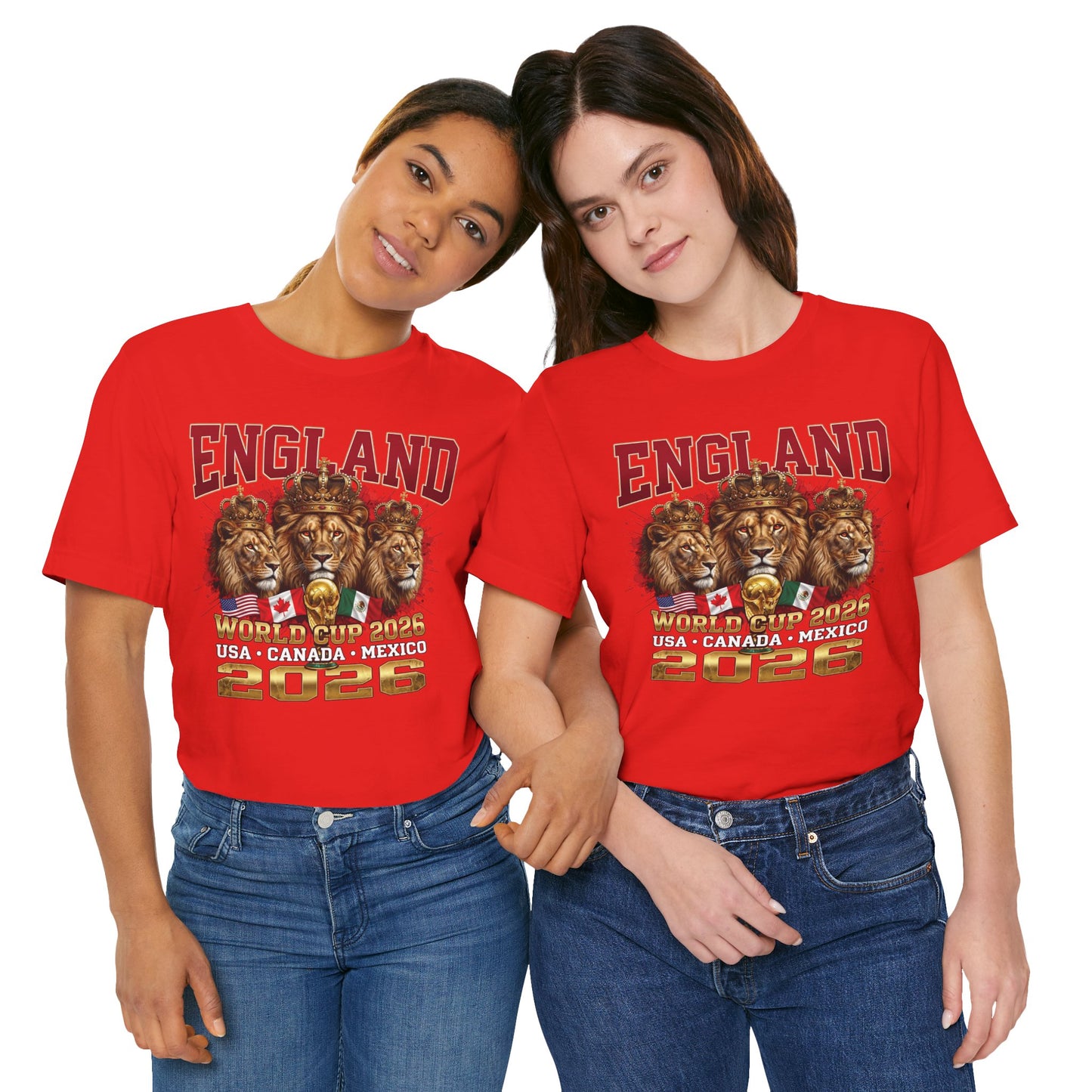 England 2026 World Cup Tee – Three Lions Soccer Shirt