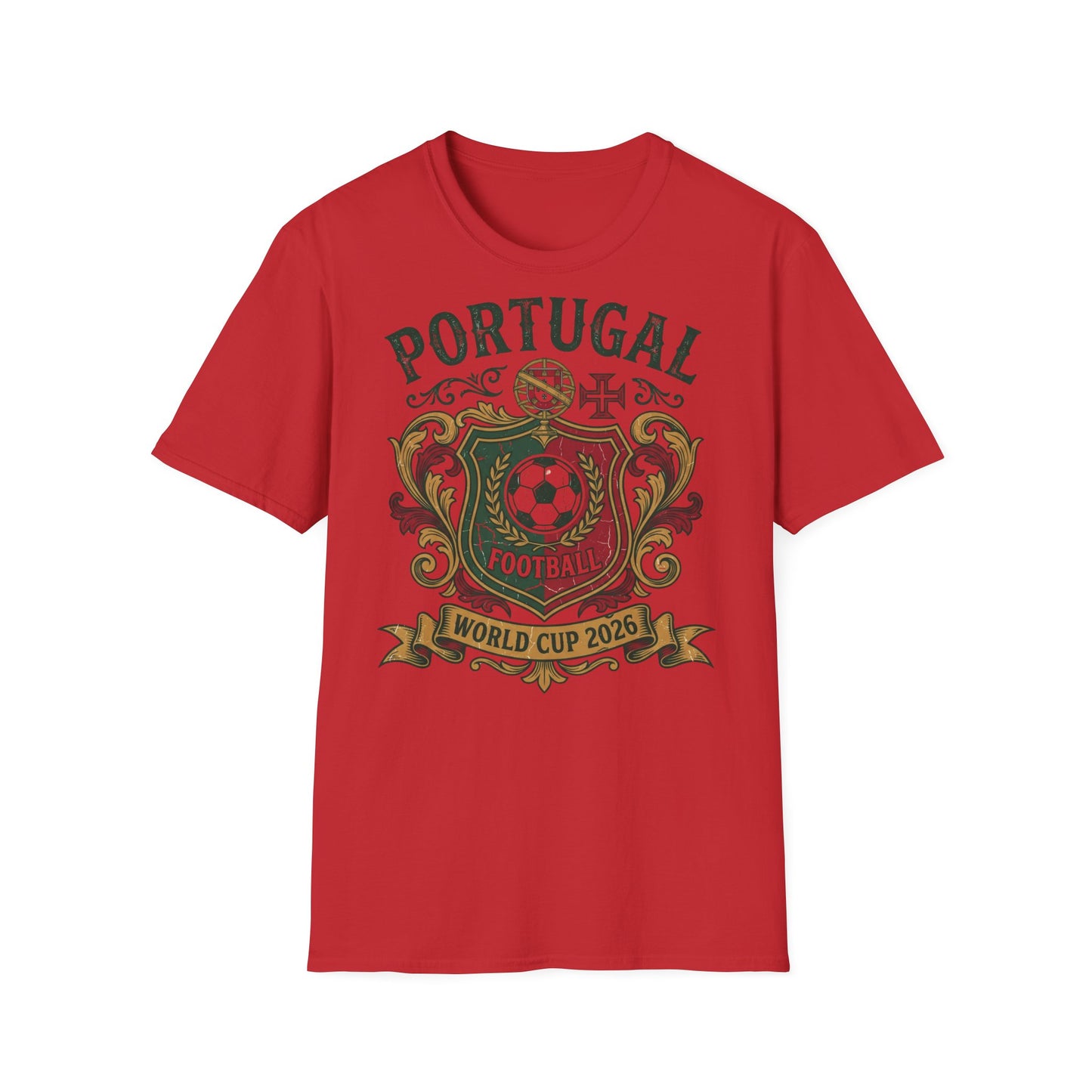 Portugal World Cup 2026 T-Shirt — Football Crest Soccer Fan Tee