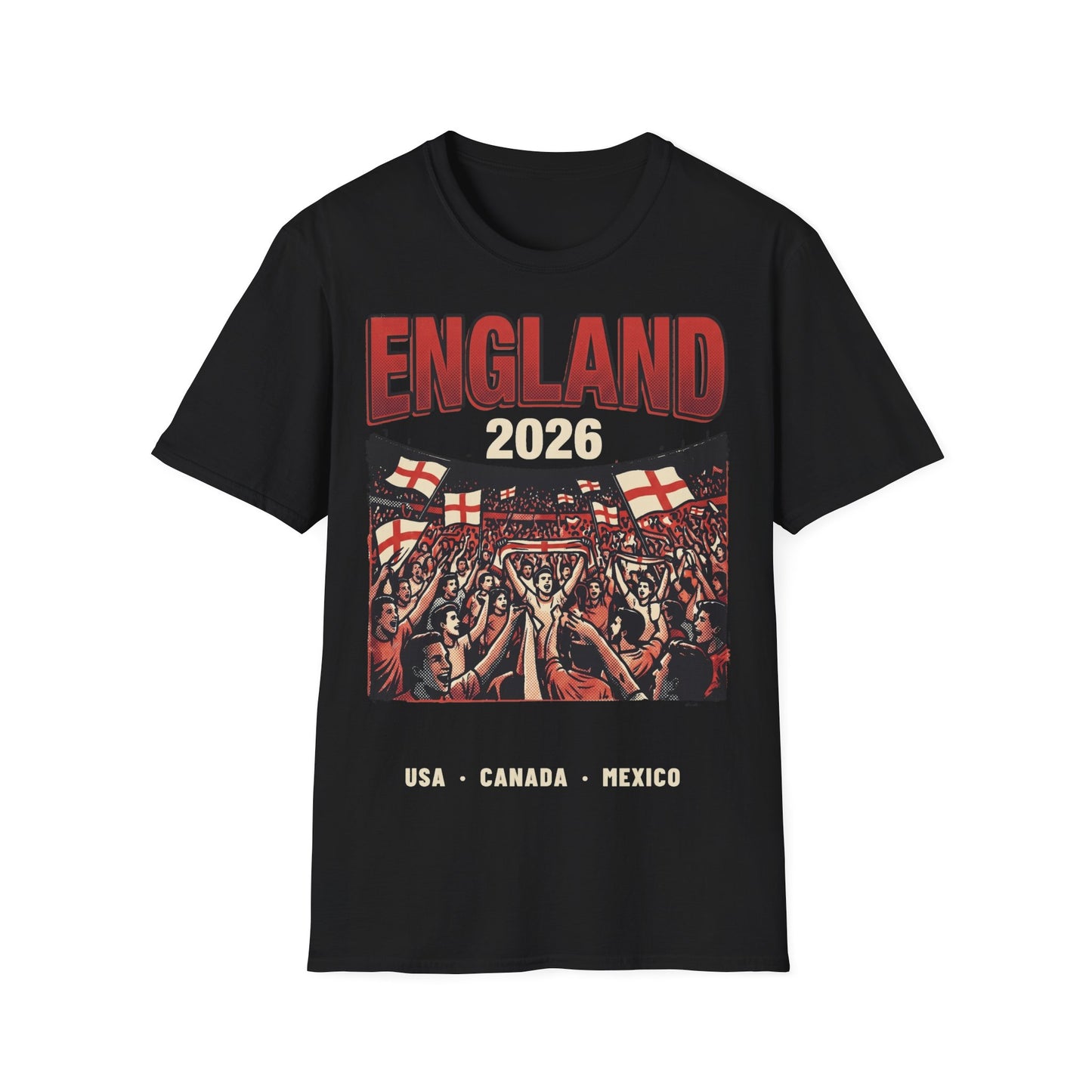 England 2026 Football Fan T-Shirt — Unofficial North America Supporters' Tee