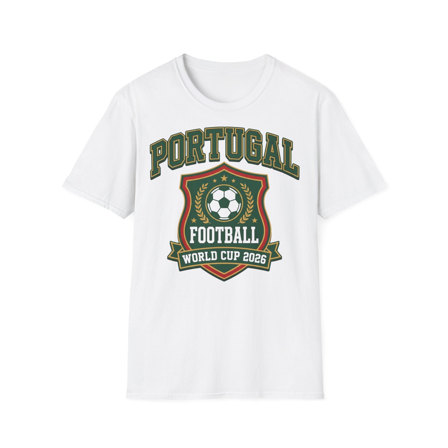 Portugal Football T‑Shirt — World Cup 2026 Soccer Crest Tee