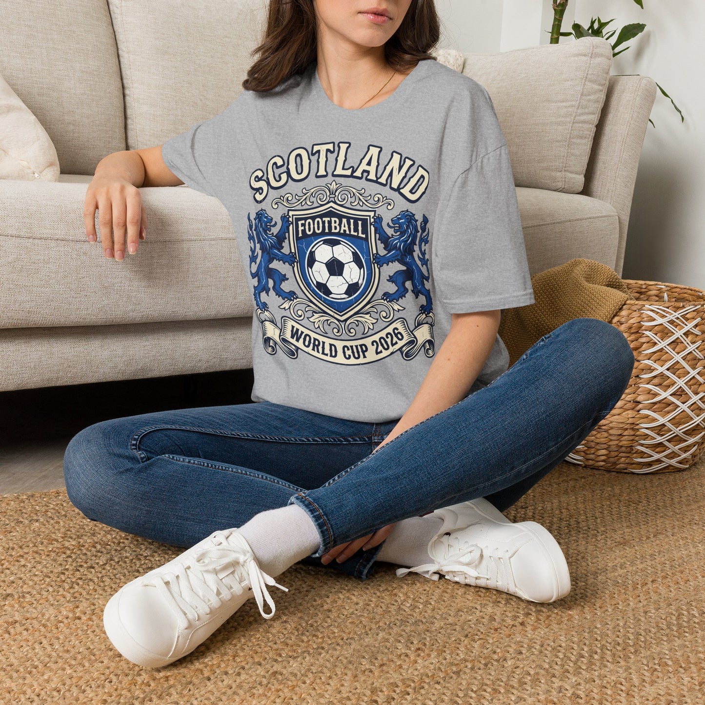 Scotland Heraldic Crest — World Cup 2026 Fan Tee