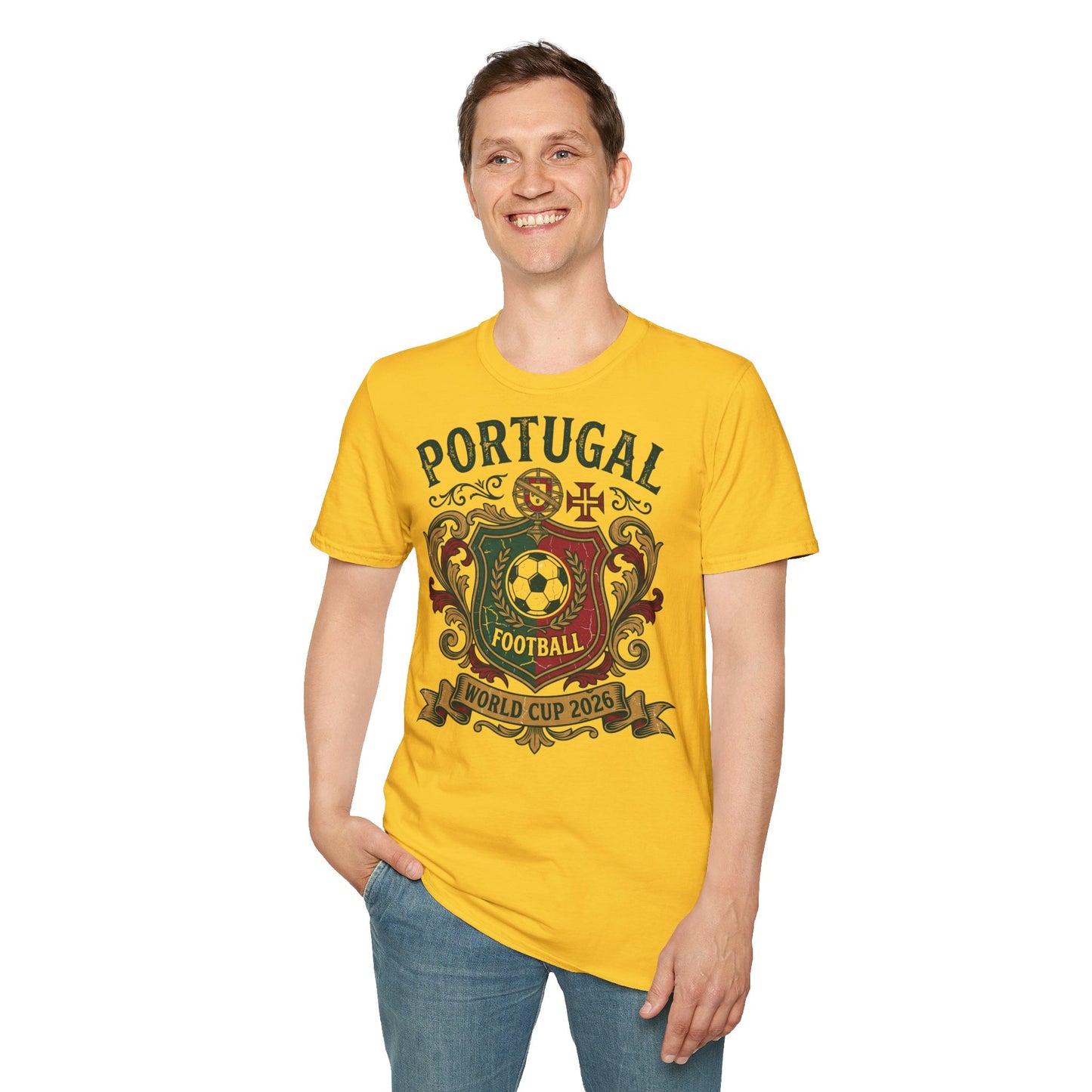 Portugal World Cup 2026 T-Shirt — Football Crest Soccer Fan Tee