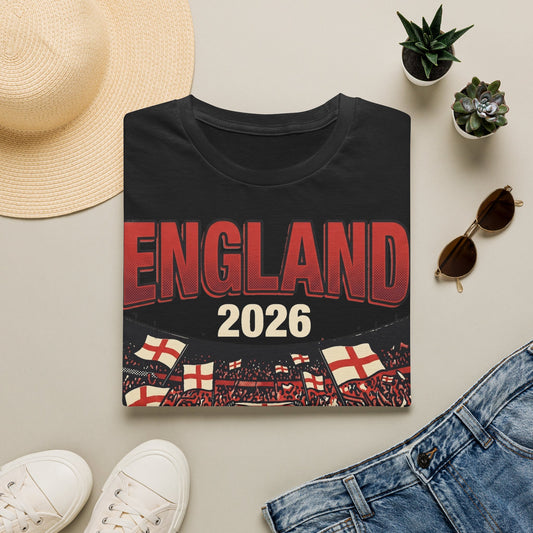 England 2026 Football Fan T-Shirt — Unofficial North America Supporters' Tee