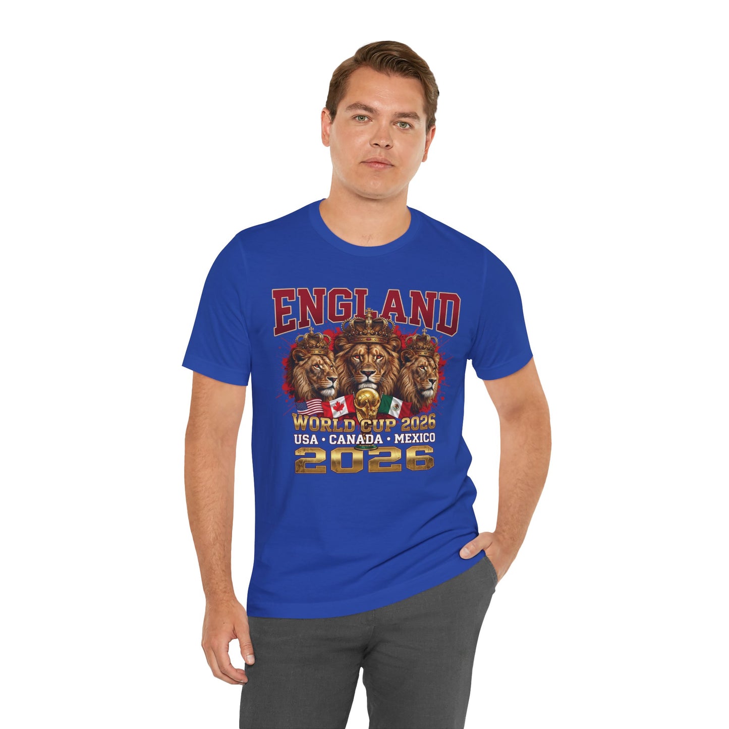 England 2026 World Cup Tee – Three Lions Soccer Shirt