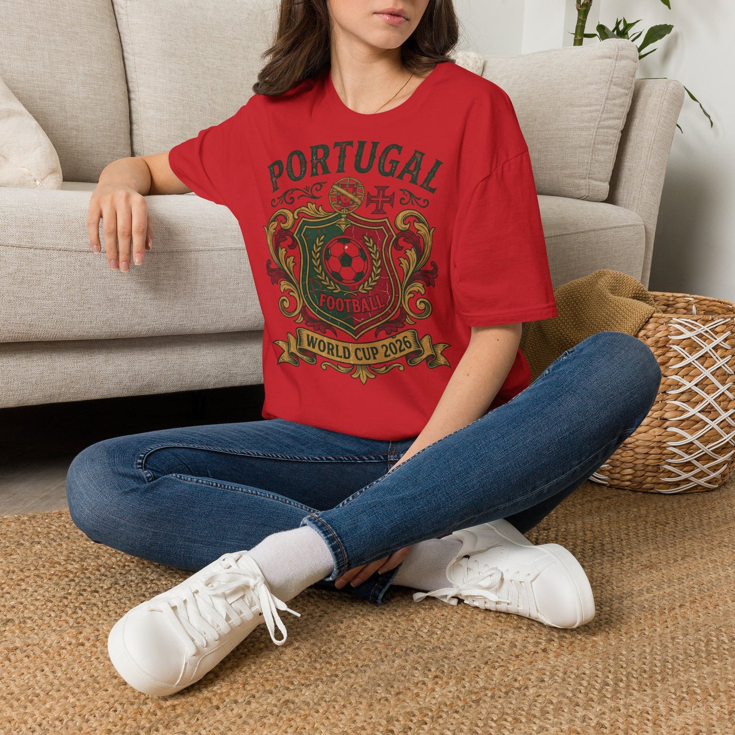 Portugal World Cup 2026 T-Shirt — Football Crest Soccer Fan Tee