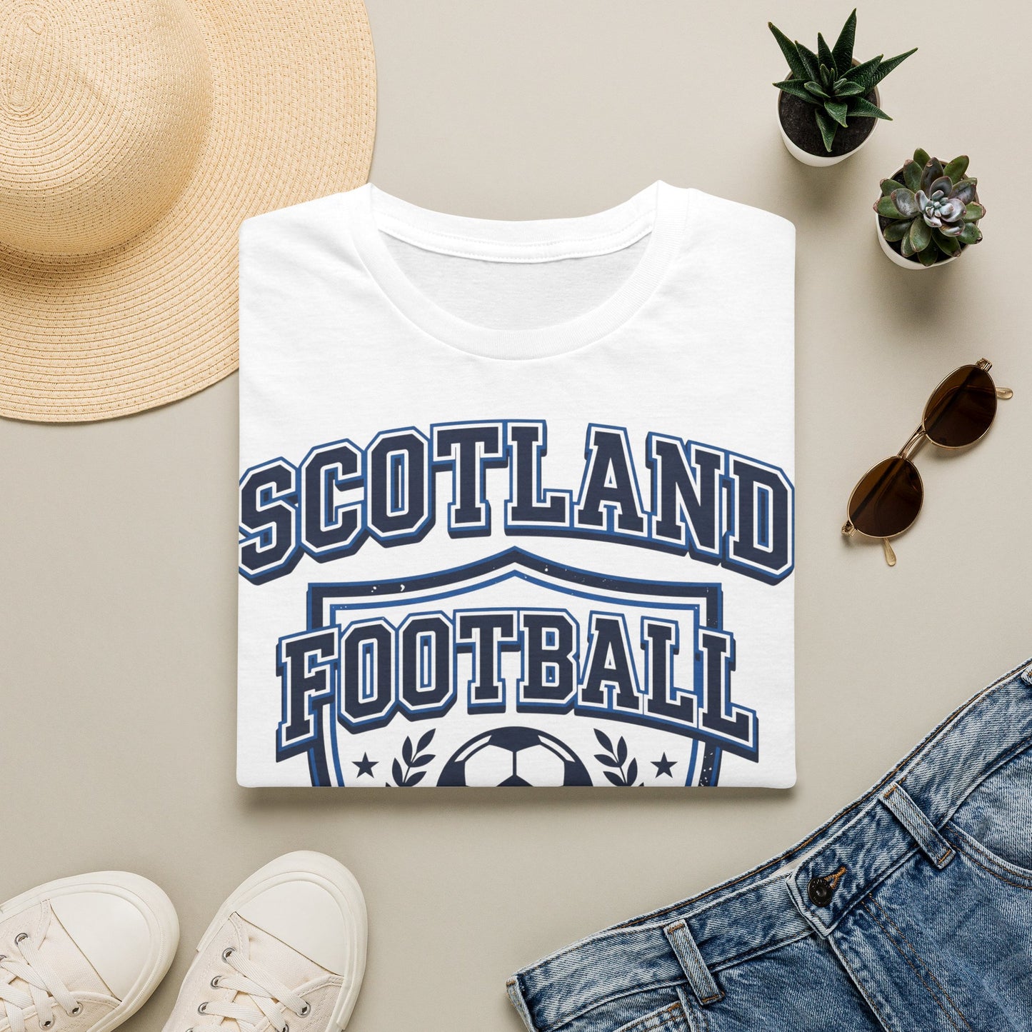 Scotland World Cup 2026 varsity football fan t-shirt
