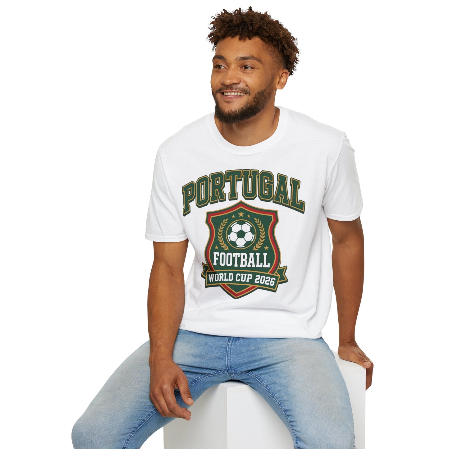 Portugal Football T‑Shirt — World Cup 2026 Soccer Crest Tee