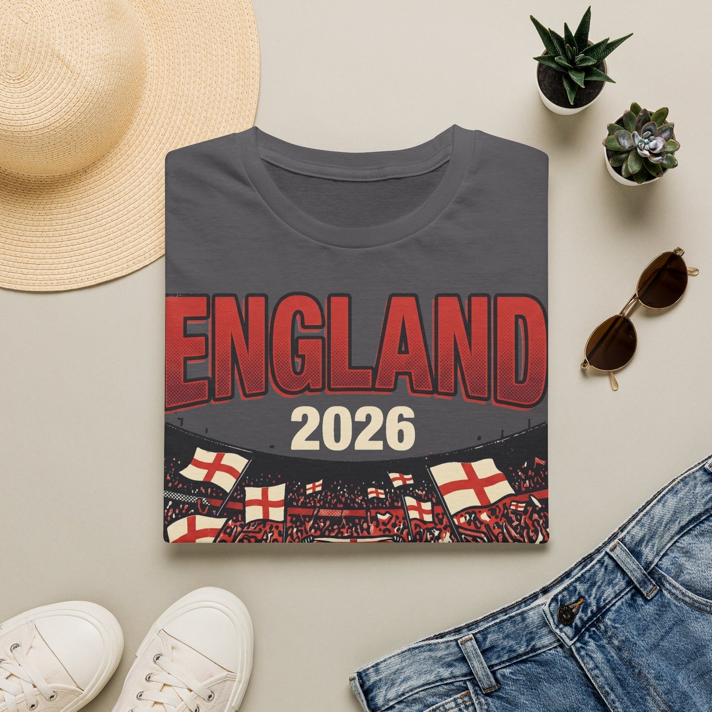 England 2026 Football Fan T-Shirt — Unofficial North America Supporters' Tee