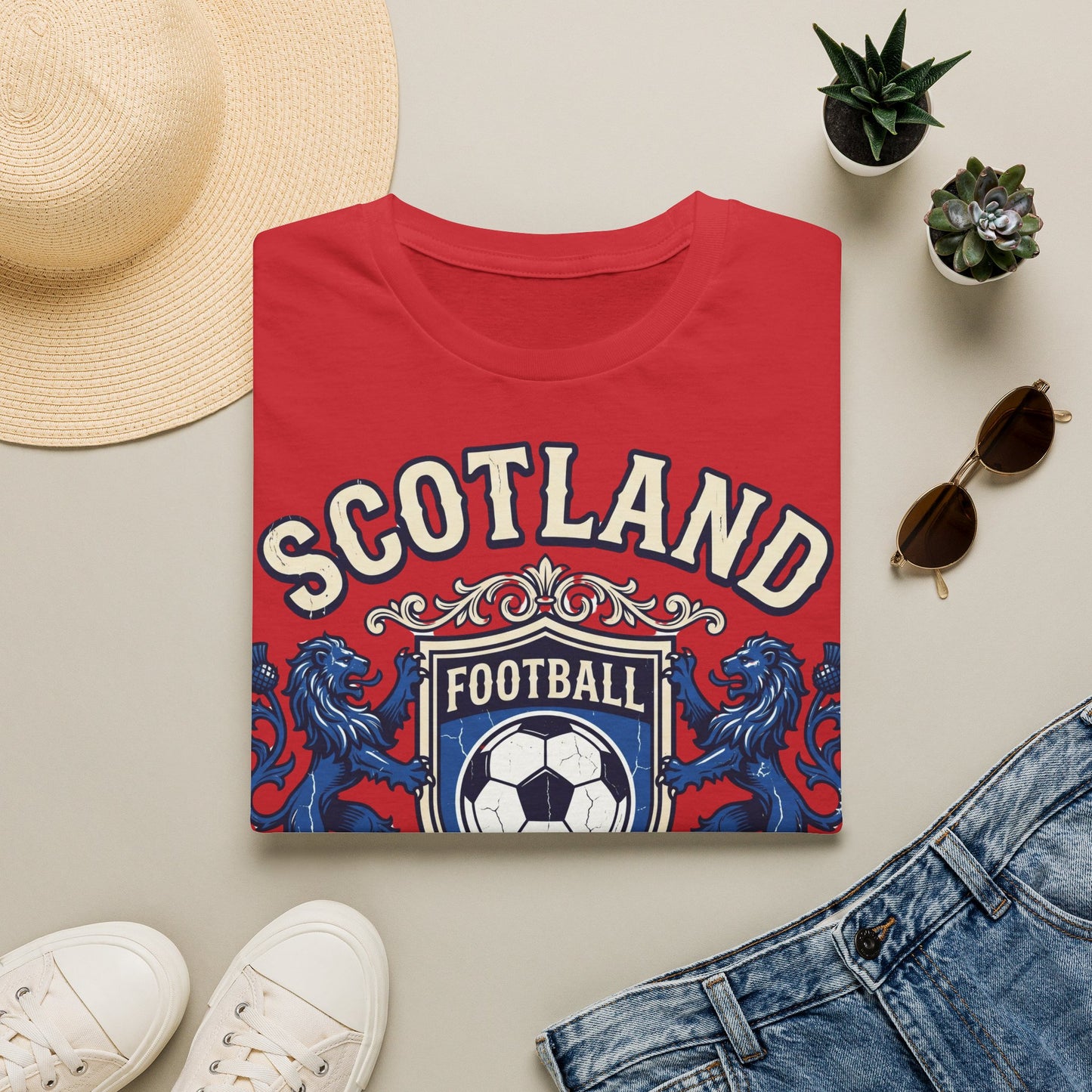 Scotland Heraldic Crest — World Cup 2026 Fan Tee