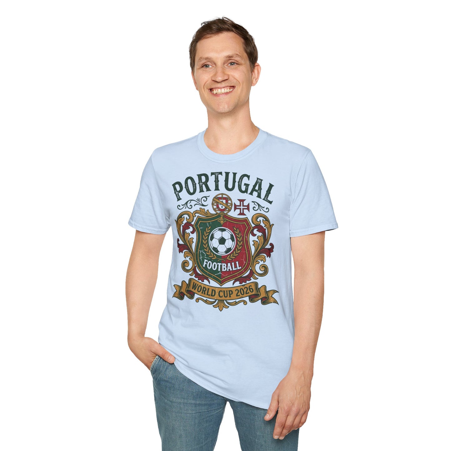 Portugal World Cup 2026 T-Shirt — Football Crest Soccer Fan Tee