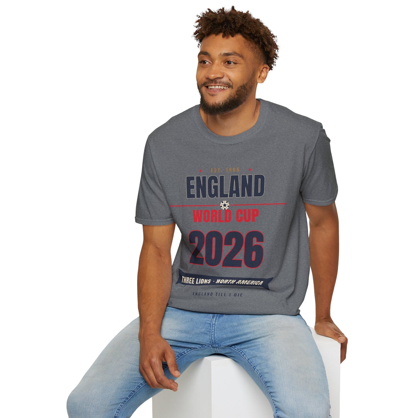 England World Cup 2026 T-Shirt — Free Lions Football Fan Tee