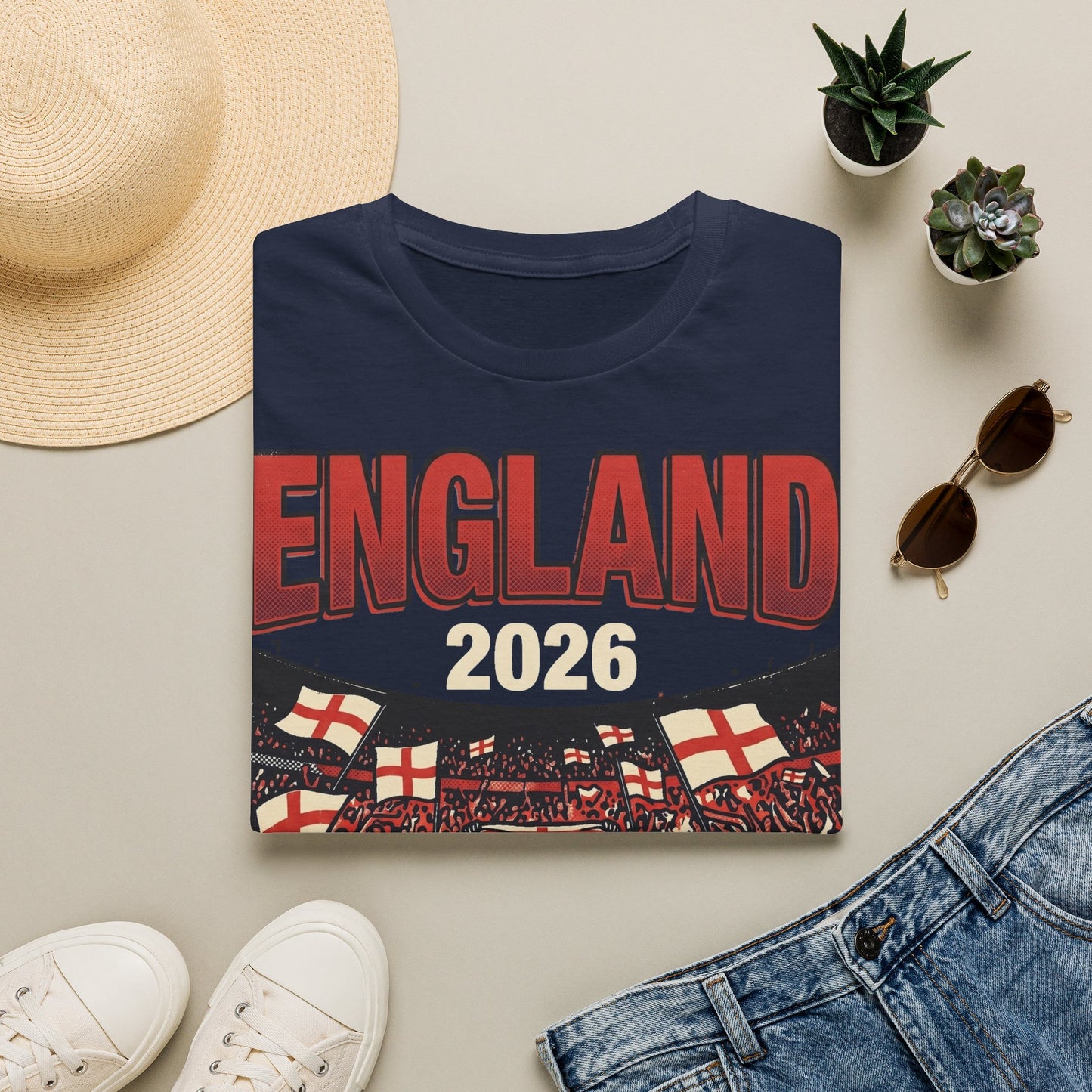 England 2026 Football Fan T-Shirt — Unofficial North America Supporters' Tee