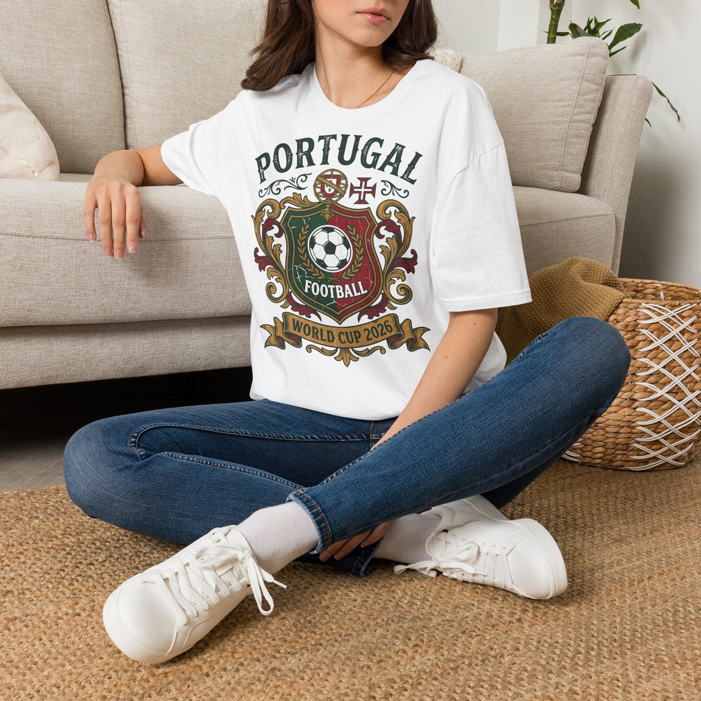 Portugal World Cup 2026 T-Shirt — Football Crest Soccer Fan Tee