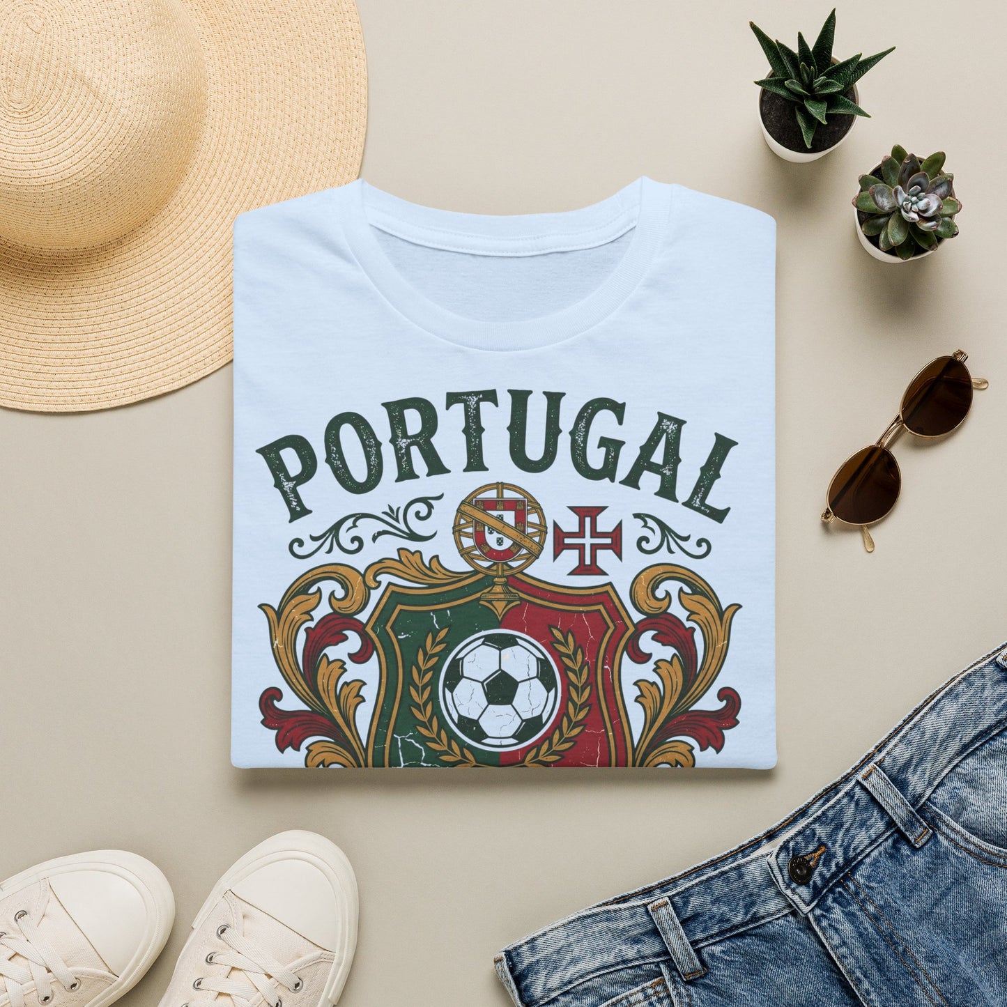 Portugal World Cup 2026 T-Shirt — Football Crest Soccer Fan Tee