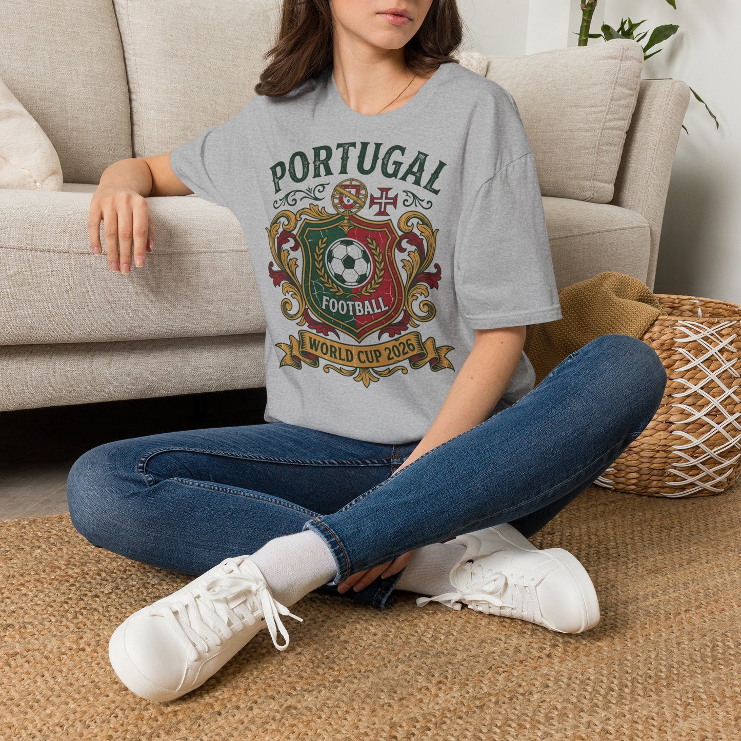 Portugal World Cup 2026 T-Shirt — Football Crest Soccer Fan Tee