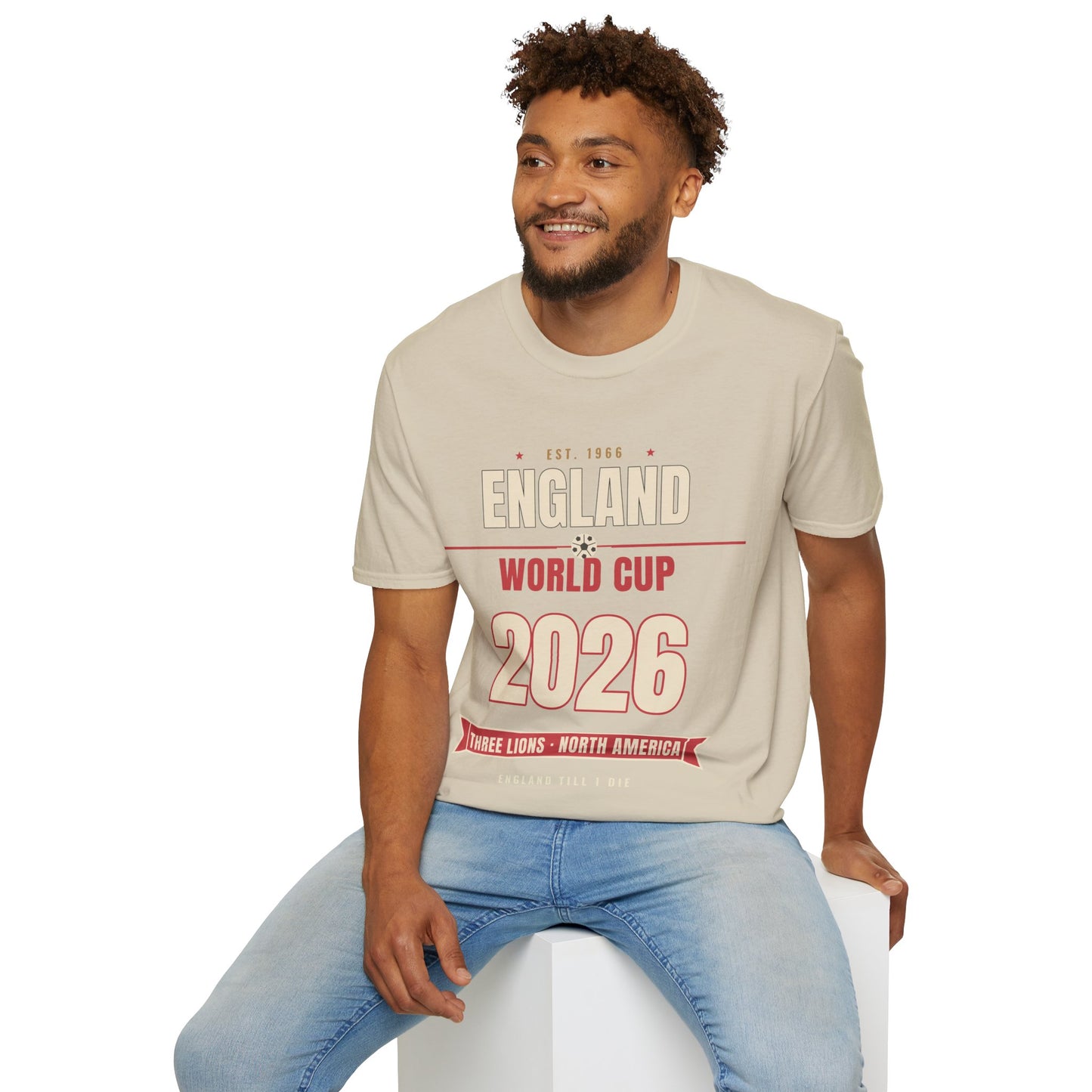 England World Cup 2026 T-Shirt — Three Lions Football Fan Tee