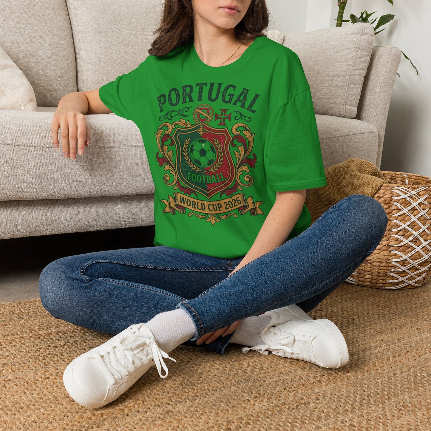 Portugal World Cup 2026 T-Shirt — Football Crest Soccer Fan Tee