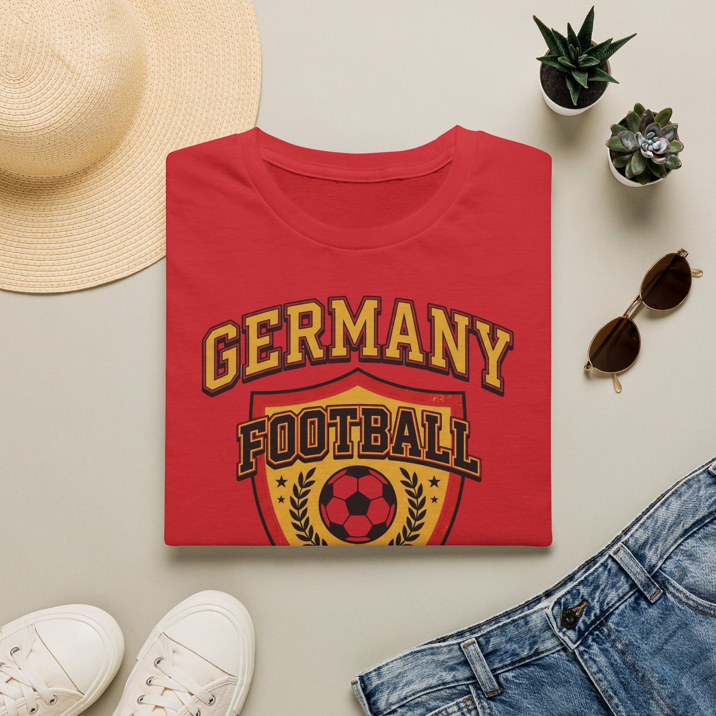 Germany Varsity Football — World Cup 2026 Fan Tee