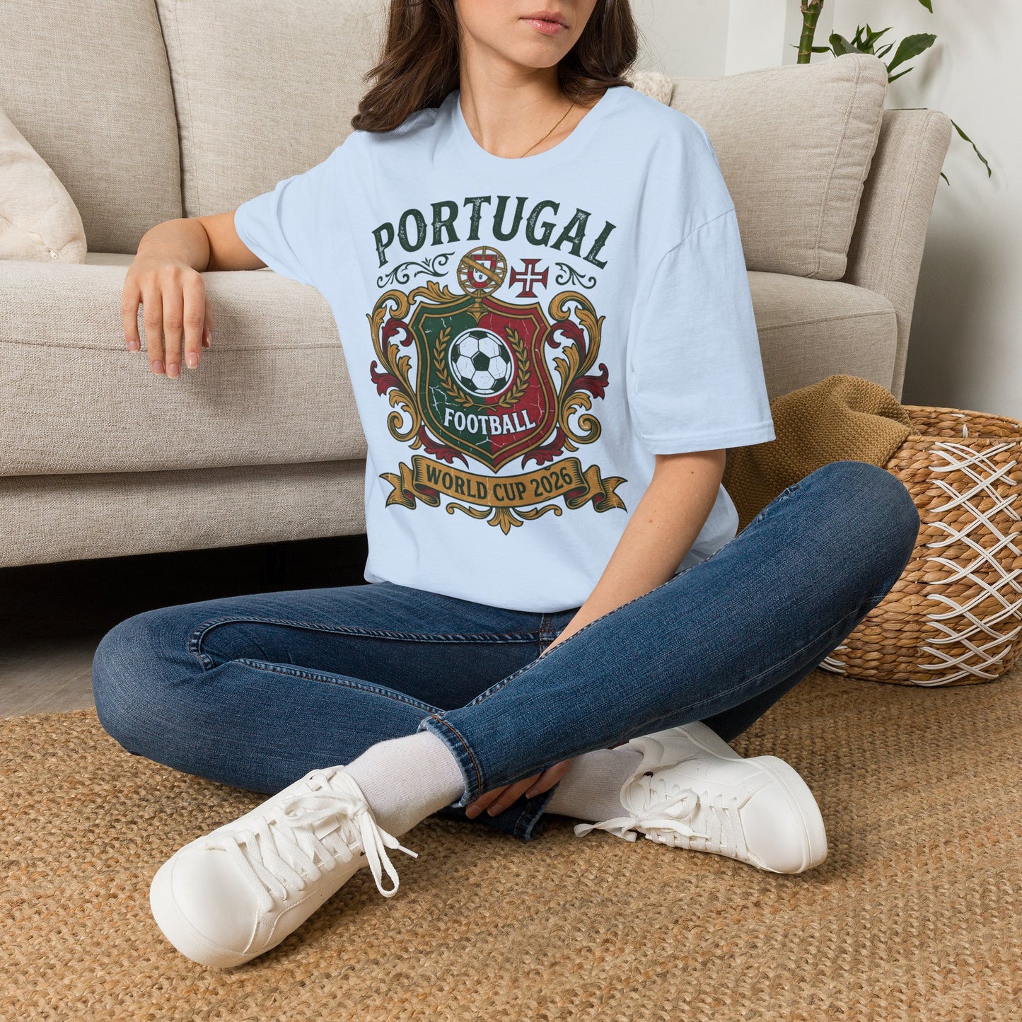 Portugal World Cup 2026 T-Shirt — Football Crest Soccer Fan Tee