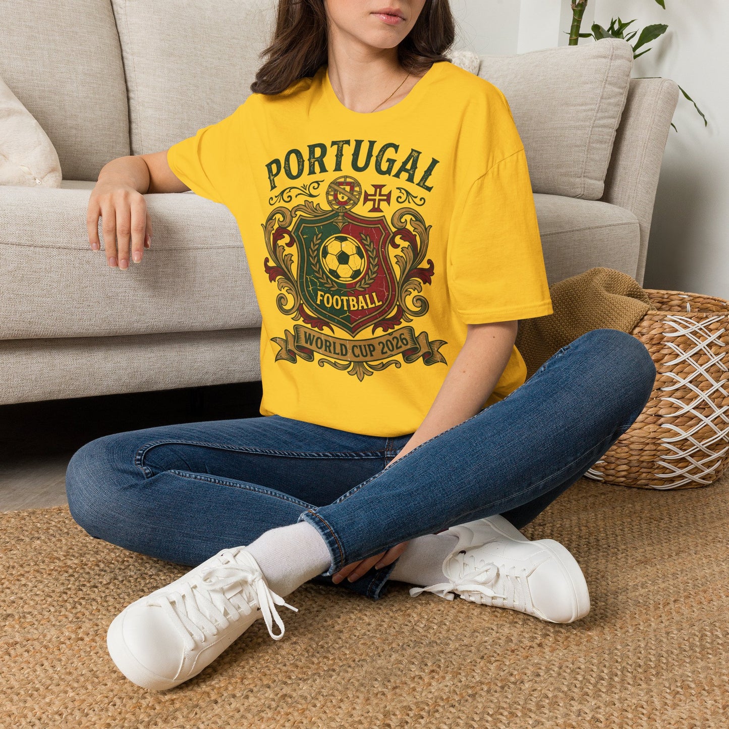 Portugal World Cup 2026 T-Shirt — Football Crest Soccer Fan Tee