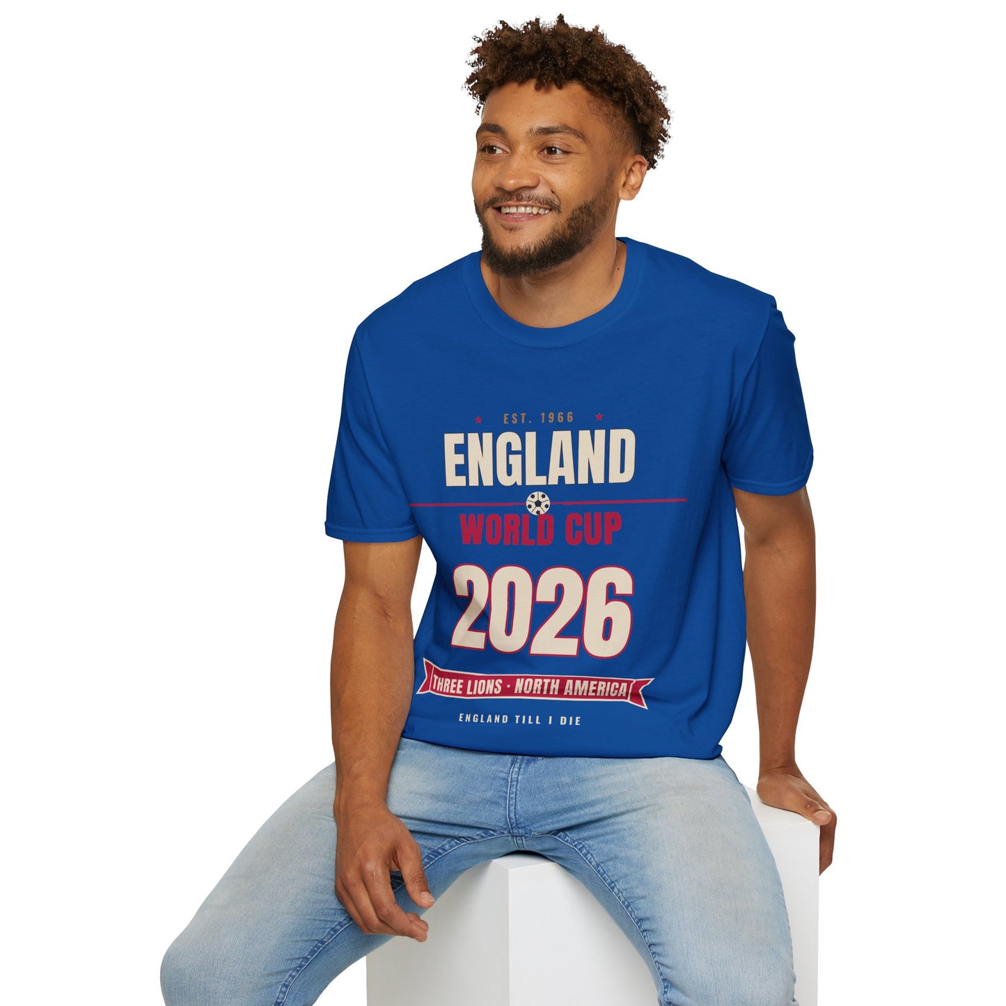England World Cup 2026 T-Shirt — Three Lions Football Fan Tee