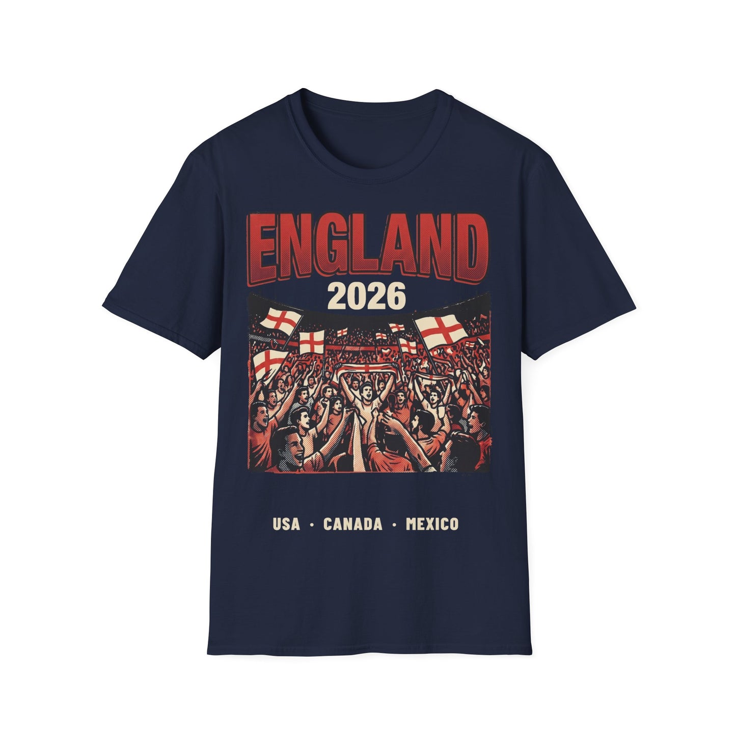 England 2026 Football Fan T-Shirt — Unofficial North America Supporters' Tee