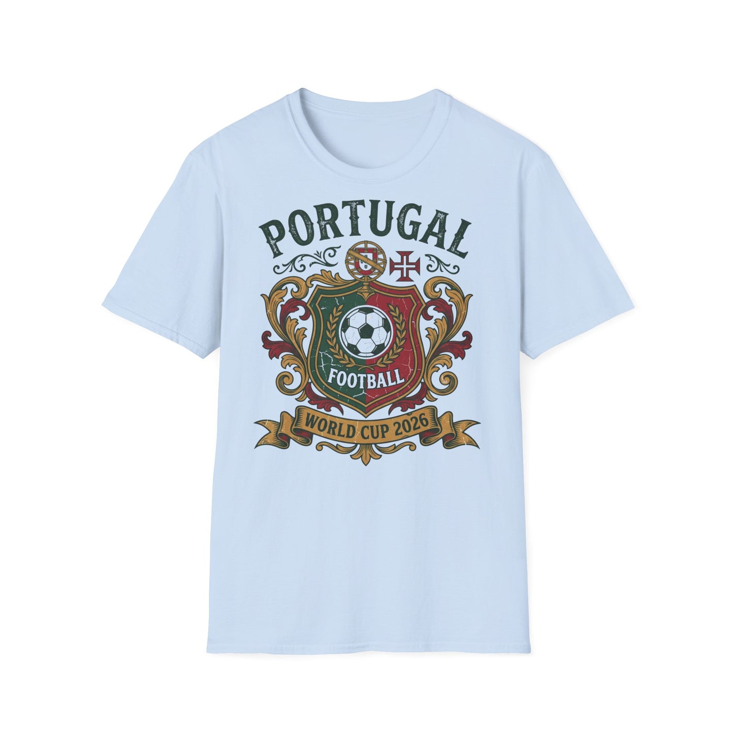 Portugal World Cup 2026 T-Shirt — Football Crest Soccer Fan Tee
