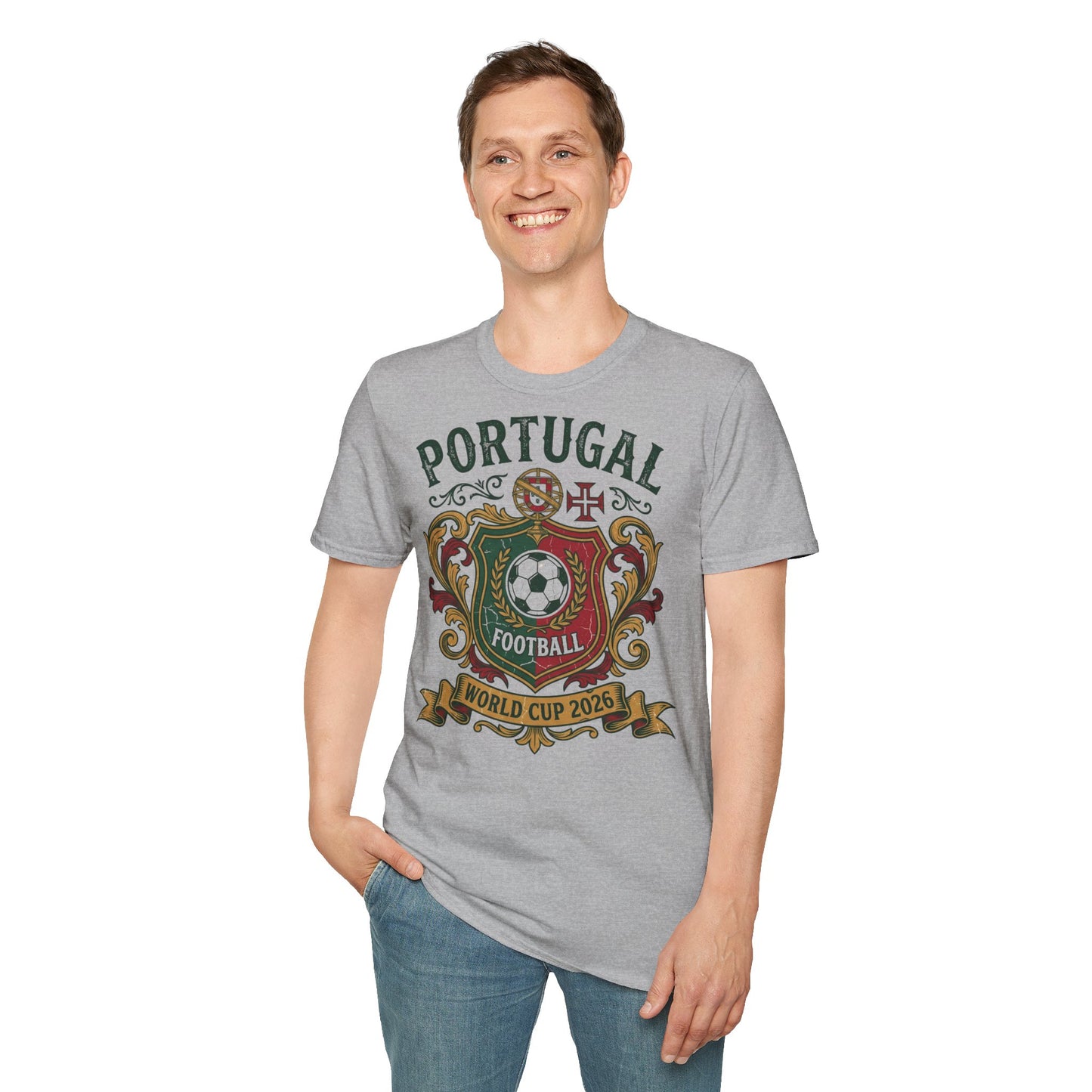Portugal World Cup 2026 T-Shirt — Football Crest Soccer Fan Tee