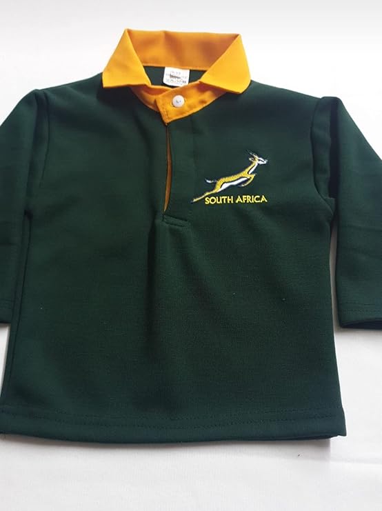 Kids Traditional Long Sleeve South Africa Rugby Shirt