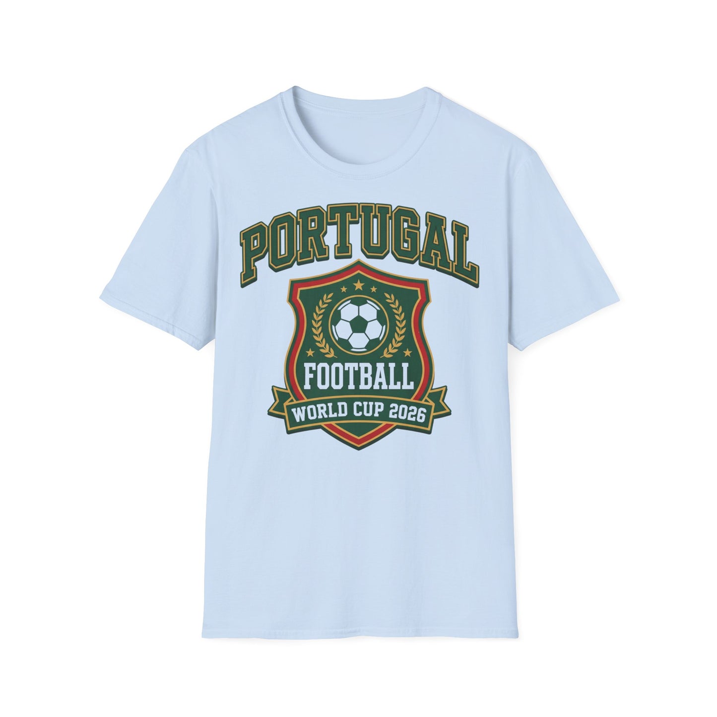 Portugal Football T‑Shirt — World Cup 2026 Soccer Crest Tee