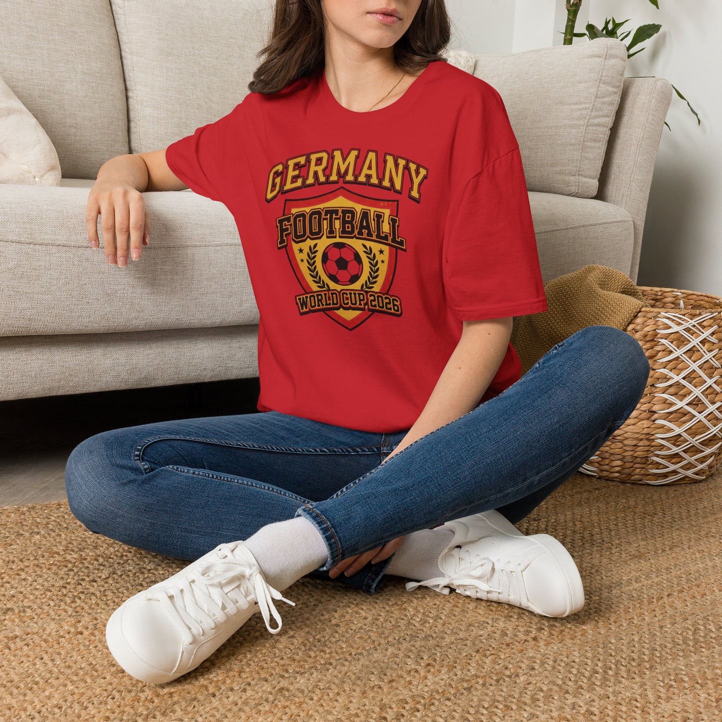 Germany Varsity Football — World Cup 2026 Fan Tee