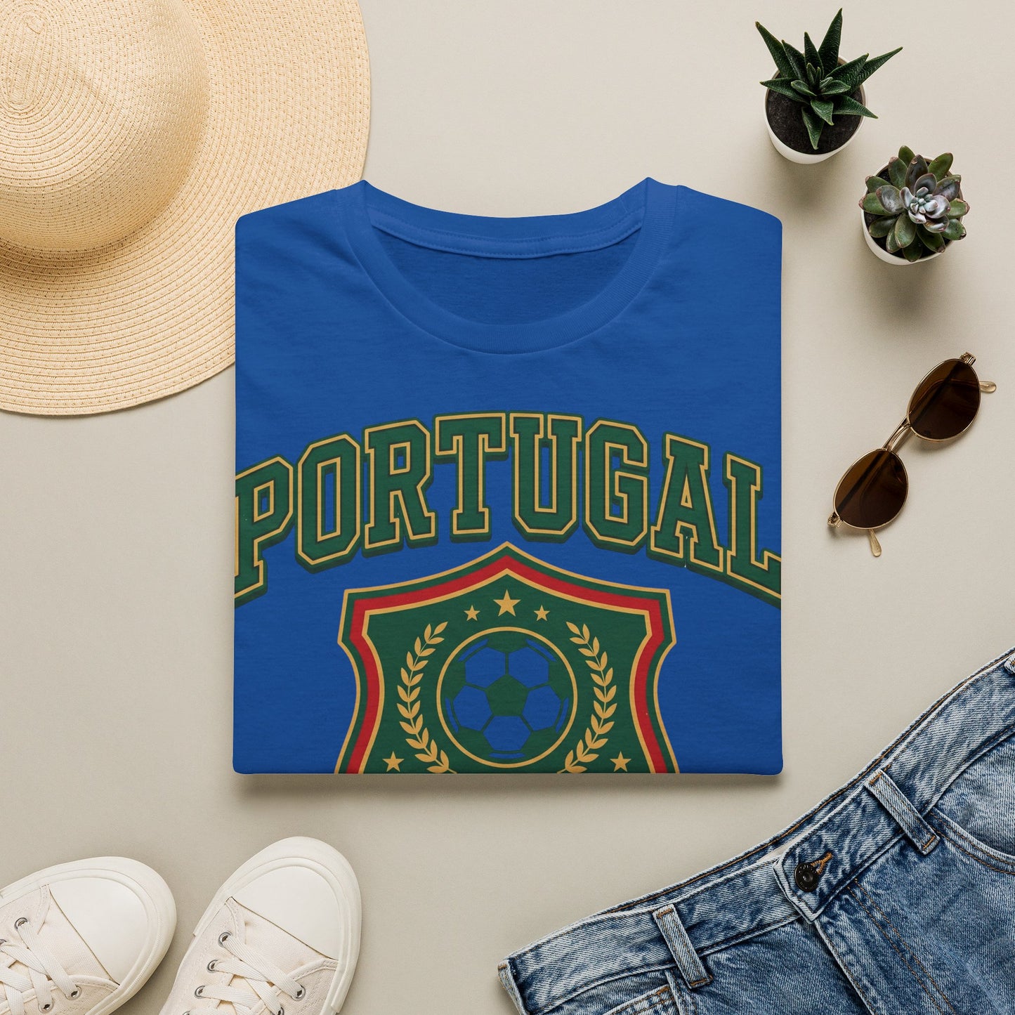 Portugal Football T‑Shirt — World Cup 2026 Soccer Crest Tee