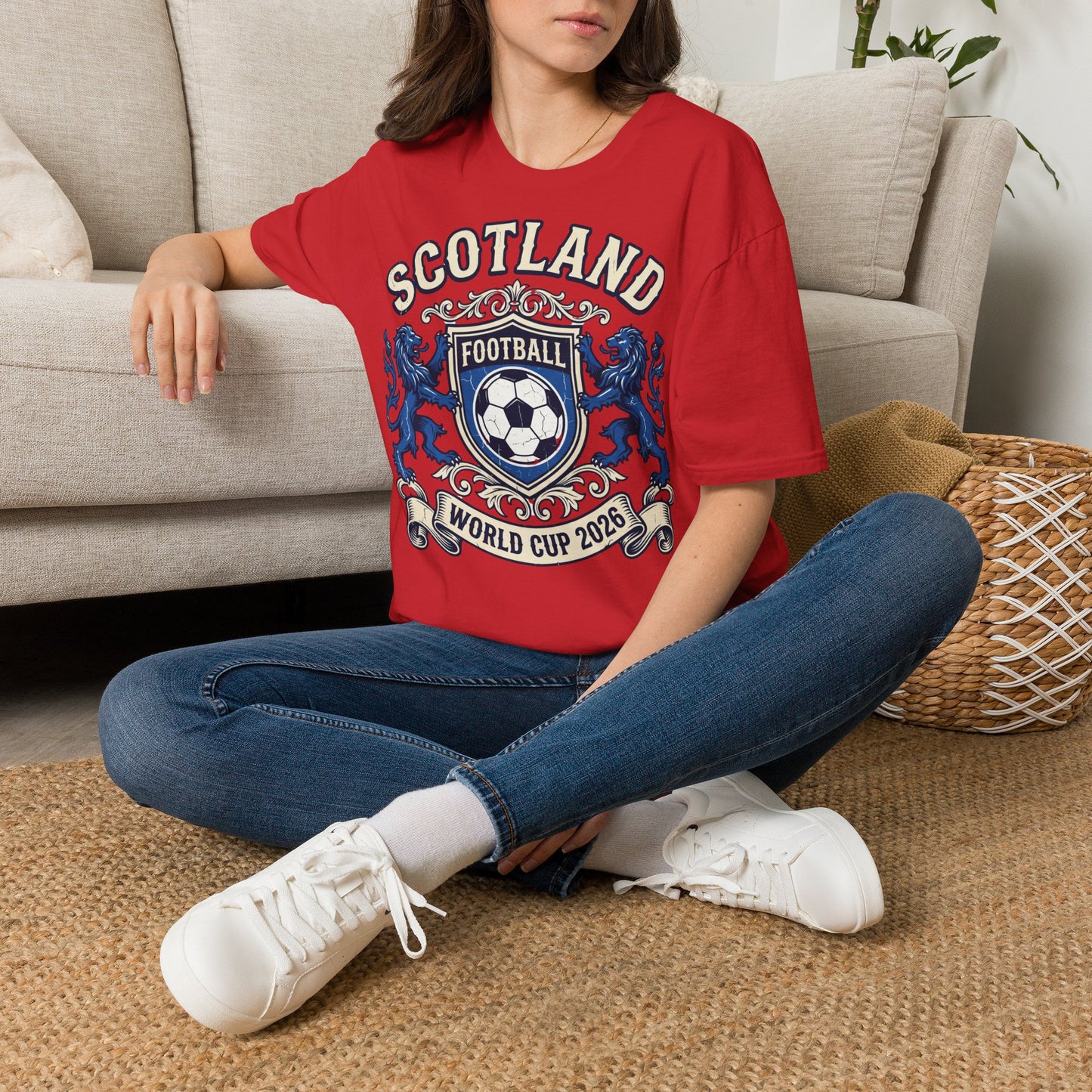 Scotland Heraldic Crest — World Cup 2026 Fan Tee