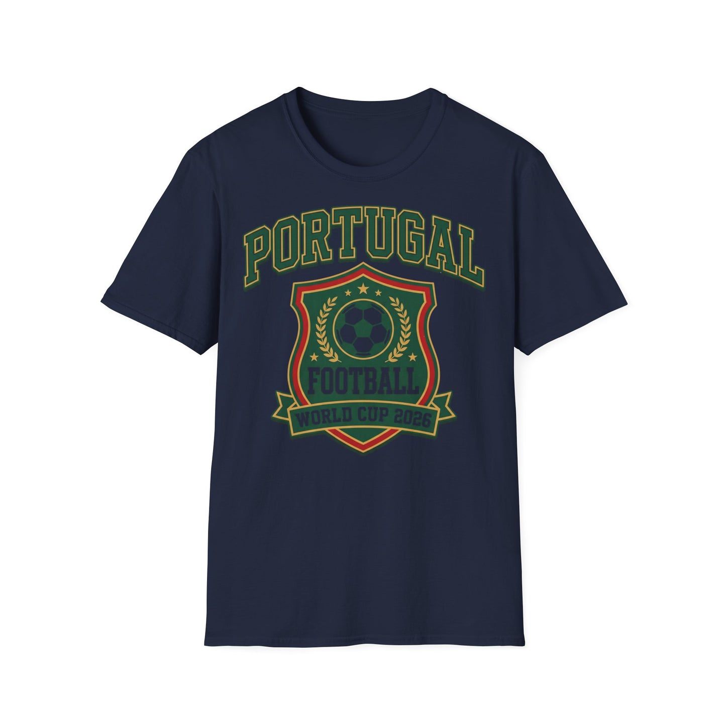 Portugal Football T‑Shirt — World Cup 2026 Soccer Crest Tee