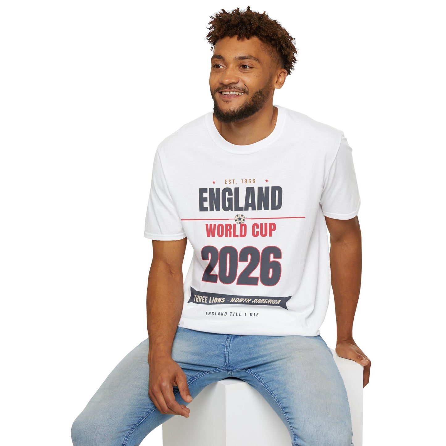 England World Cup 2026 T-Shirt — Free Lions Football Fan Tee