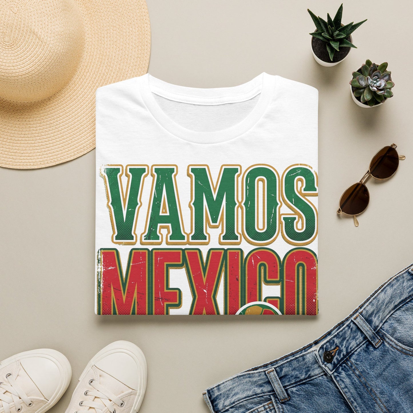 Mexico World Cup 2026 Vamos Mexico football fan t-shirt